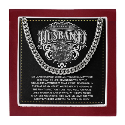 JGF Jewelry Gifts for Family Motorbike Husband Gifts 50th Birthday For Him