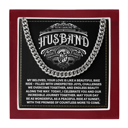 JGF Jewelry Gifts for Family Bicycle Husband Gift 50 Birthday Card For Him
