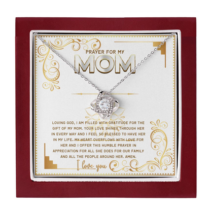 JGF Jewelry Gifts for Family Interlocking Heart Necklace Mothers Day Gift For First Time Mom