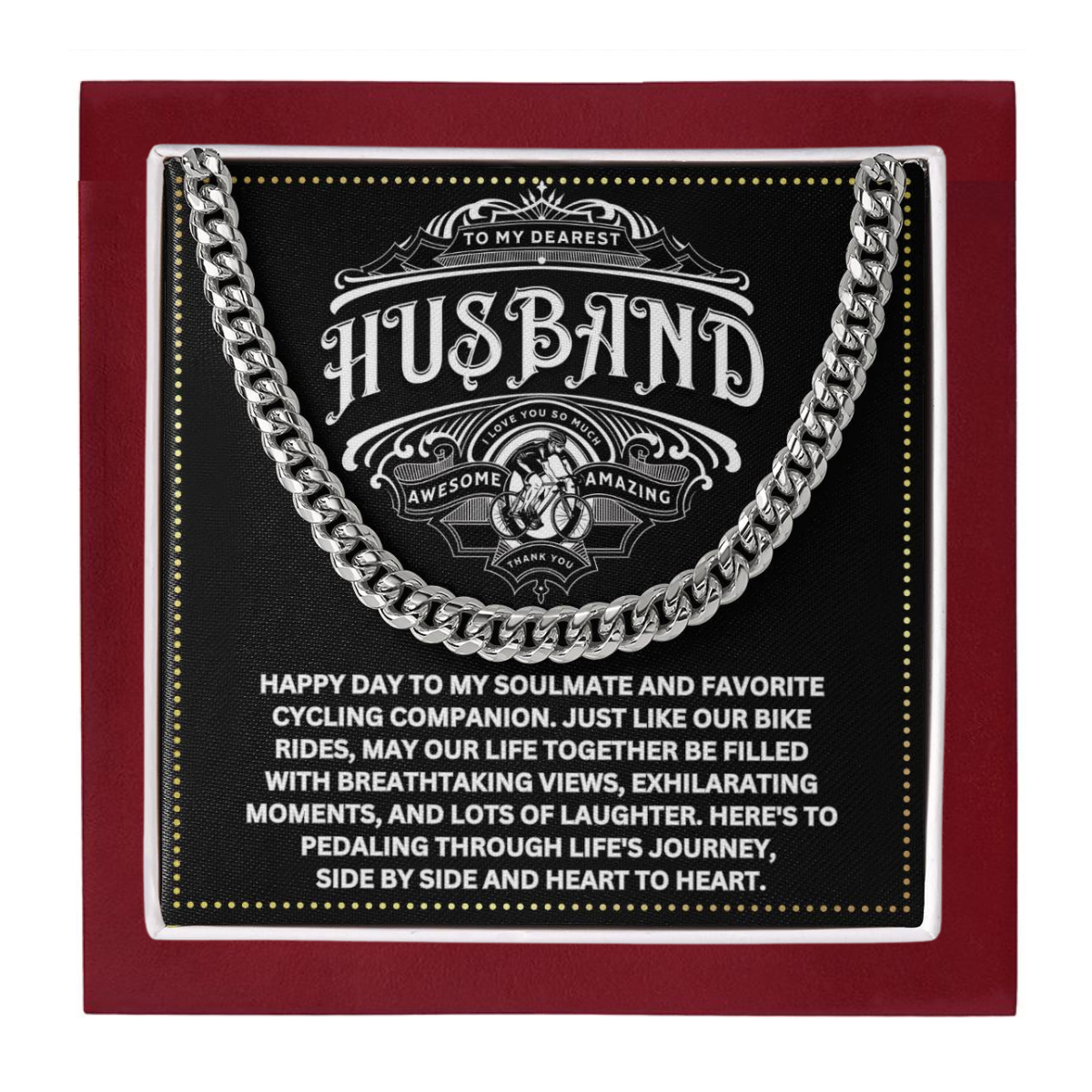JGF Jewelry Gifts for Family Bicycle Gifts For Anniversary For Husband