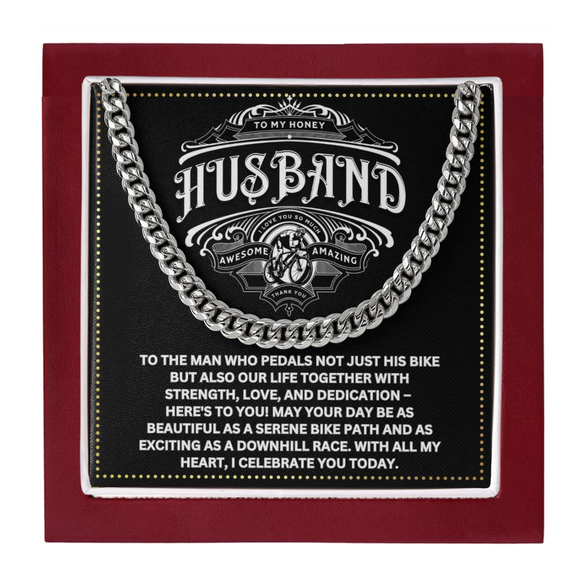 JGF Jewelry Gifts for Family Bicycle Gifts For Anniversary For Husband