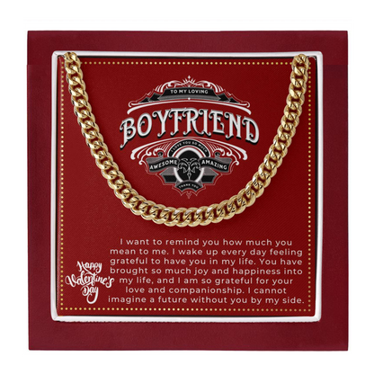 JGF Jewelry Gifts for Family Valentines Day Card For Boyfriend