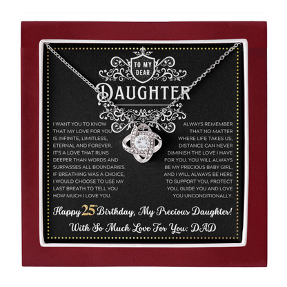 JGF Jewelry Gifts for Family 25 Year Old Female Daughter From Dad