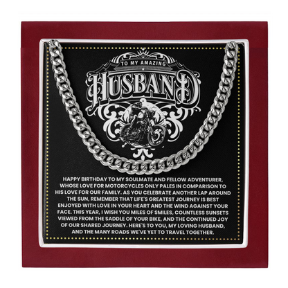 JGF Jewelry Gifts for Family Motorbike Husband Gifts 50 Years Old For Men