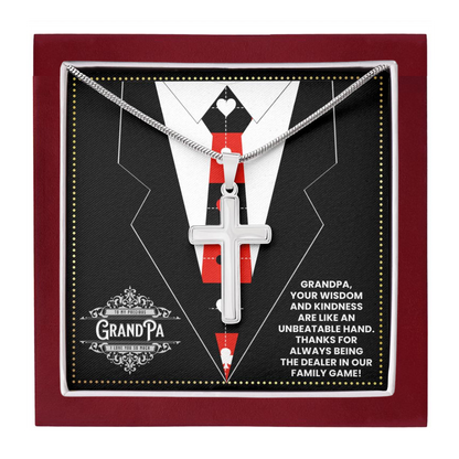 JGF Jewelry Gifts for Family Grandpa Casino Gifts For Men Who Play Poker From Granddaughter