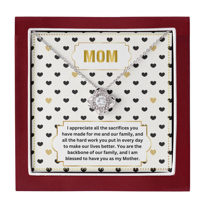 JGF Jewelry Gifts for Family To My Mom Necklace From Daughter And Son