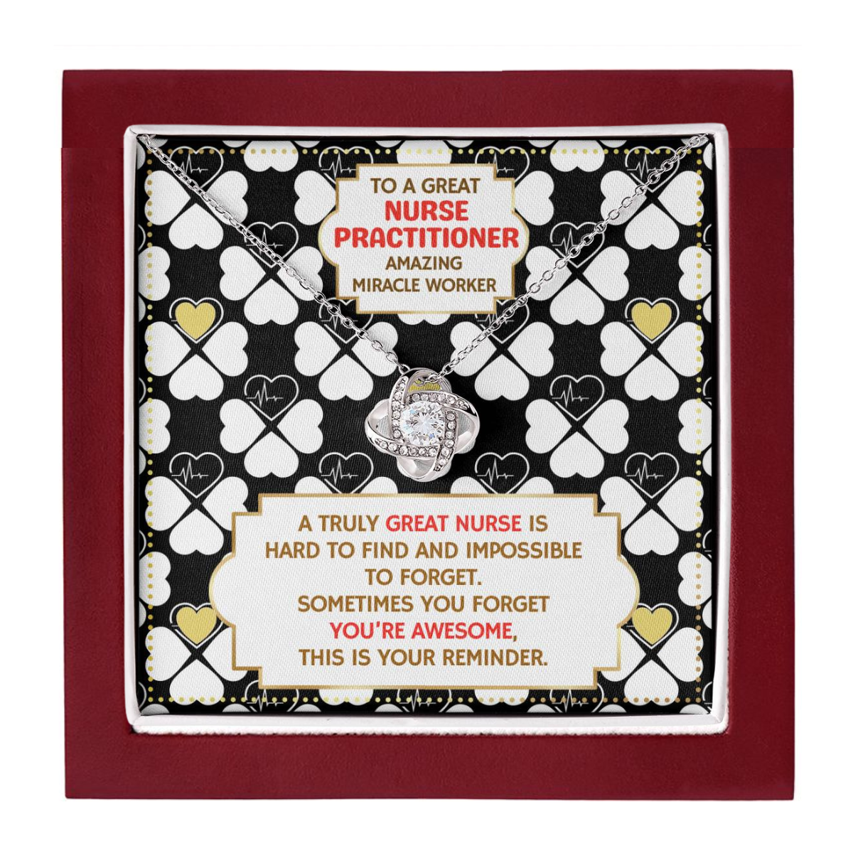 JGF Jewelry Gifts for Family Psychiatric Mental Health Nurse Practitioner Gifts