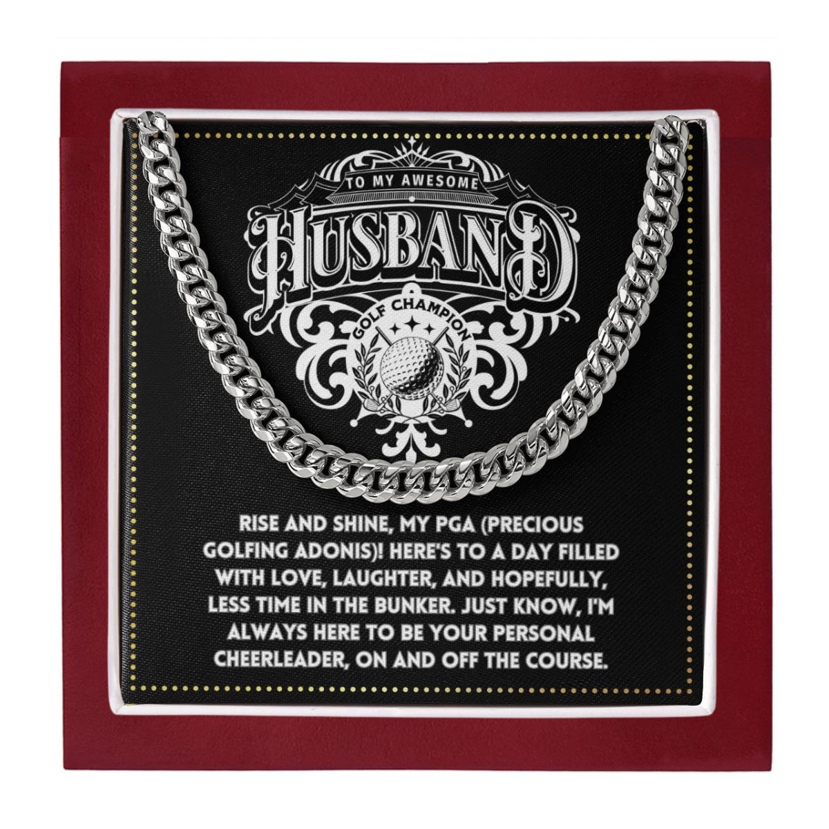 JGF Jewelry Gifts for Family Husband Golf Gifts 50th Birthday For Men