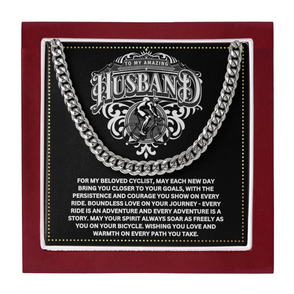 JGF Jewelry Gifts for Family Birthday Bicycle Husband Gifts For Men