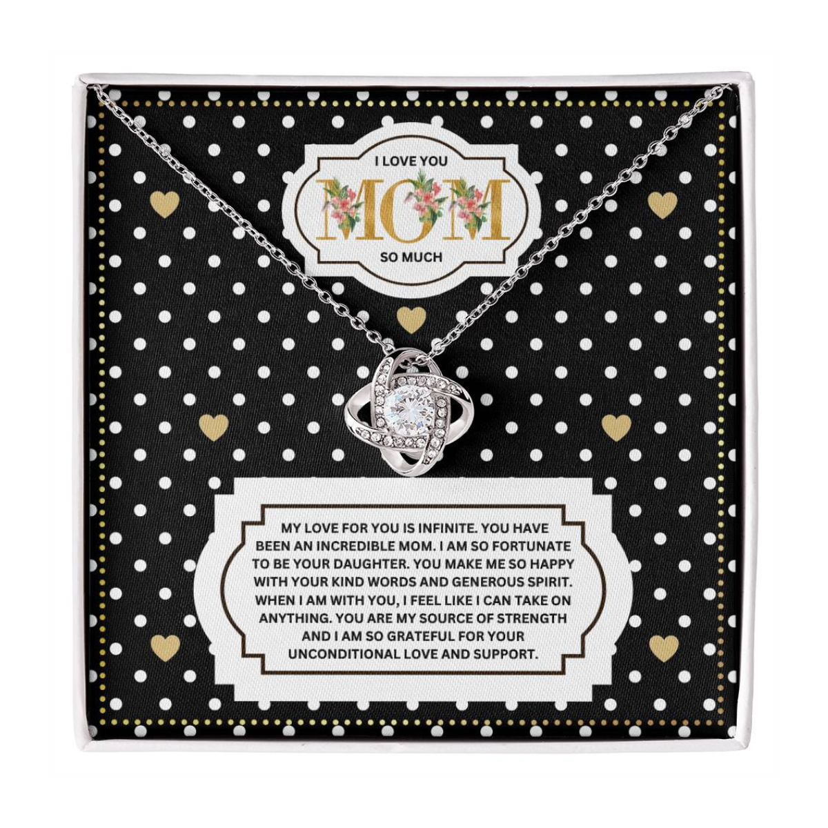 JGF Jewelry Gifts for Family My Mommy I Love You Mom Necklace