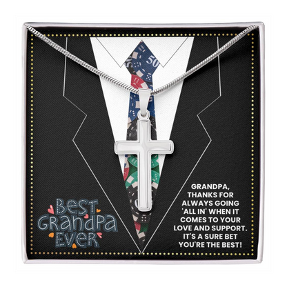 JGF Jewelry Gifts for Family Casino 80th Birthday Gifts For Grandpa Poker Gifts For Men Unique