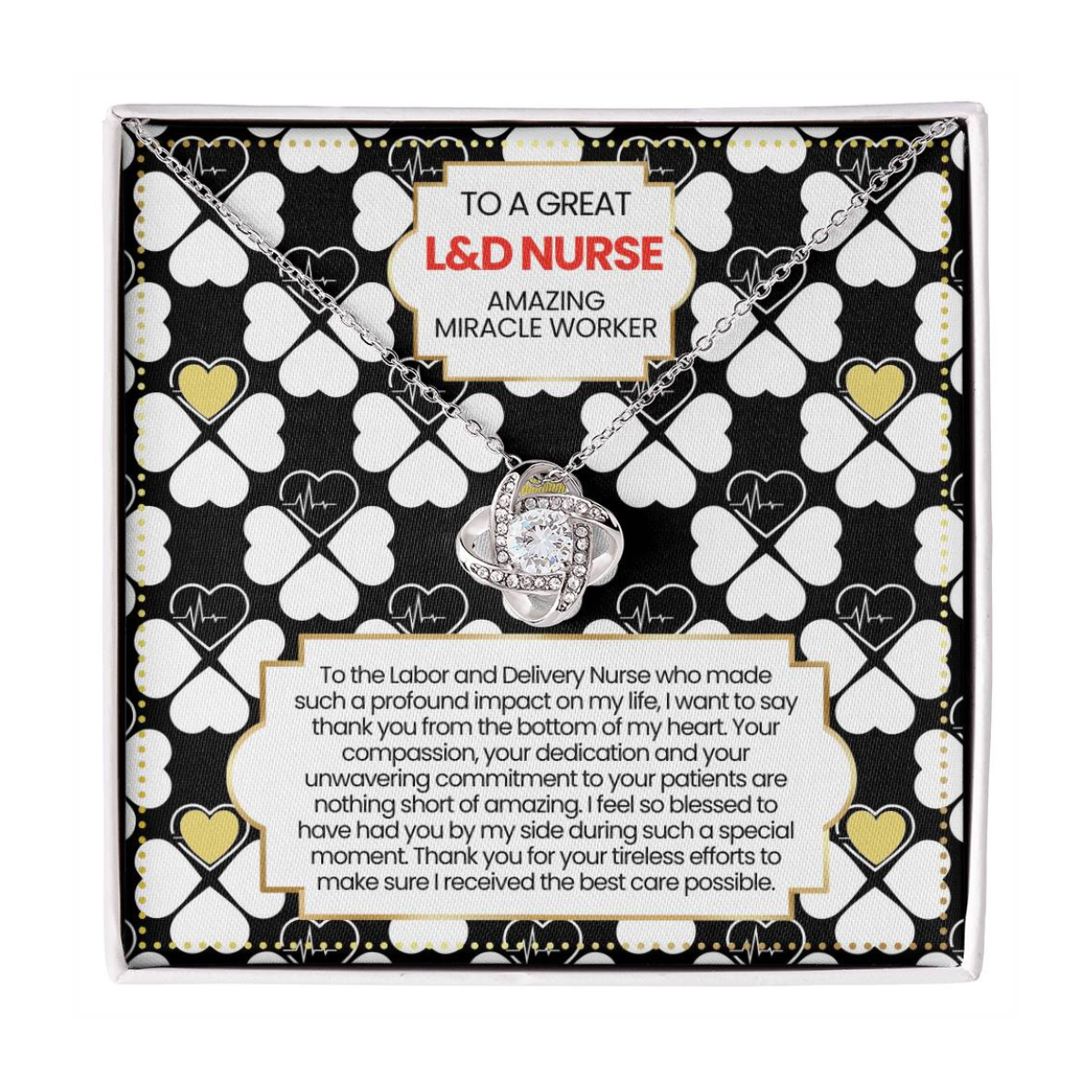 JGF Jewelry Gifts for Family L&D Nurse Gifts