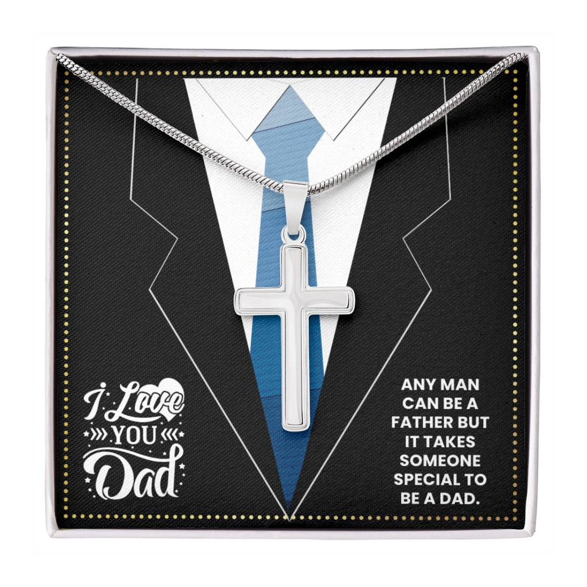 JGF Jewelry Gifts for Family Religious Gifts For Dad From Daughter And Son
