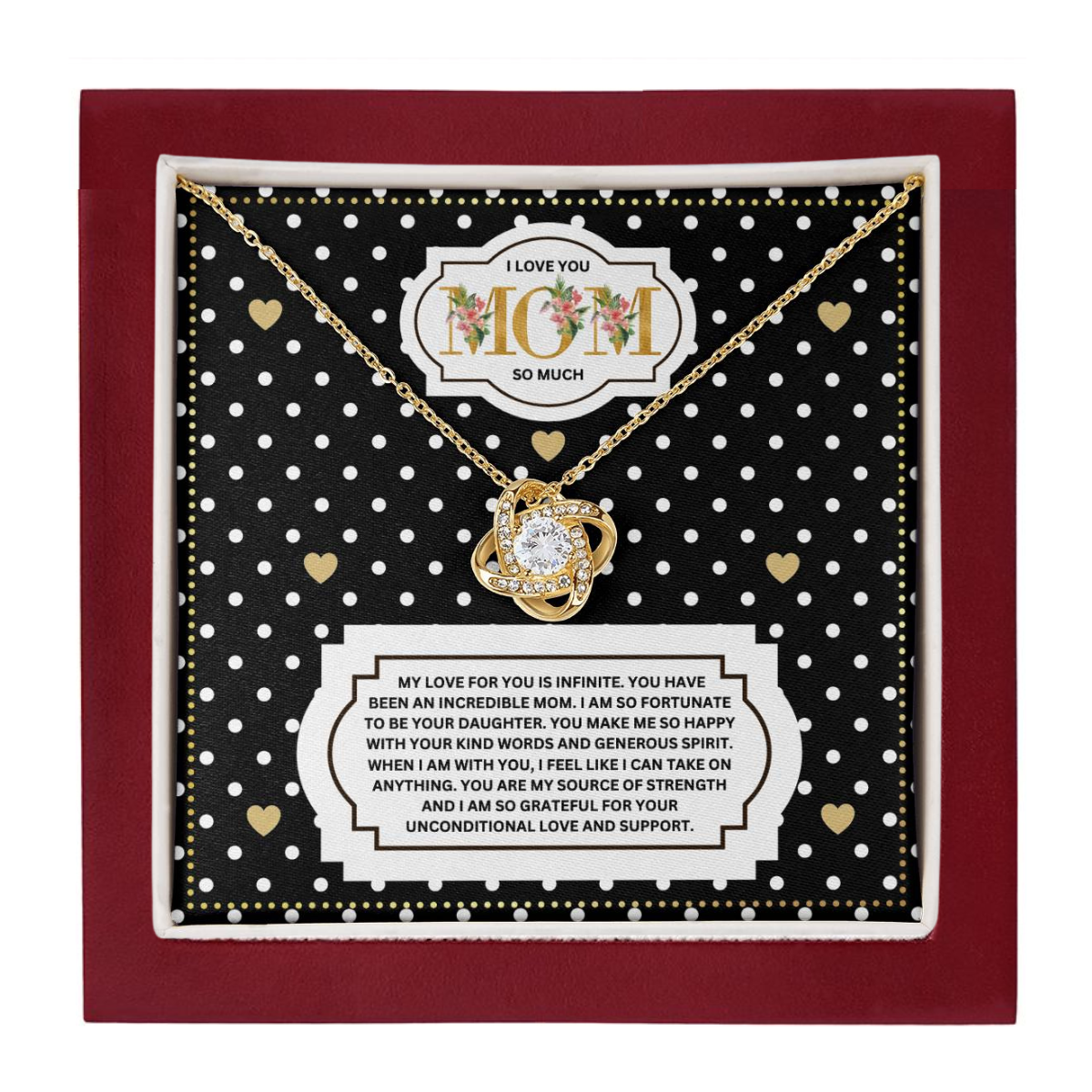 JGF Jewelry Gifts for Family My Mommy I Love You Mom Necklace