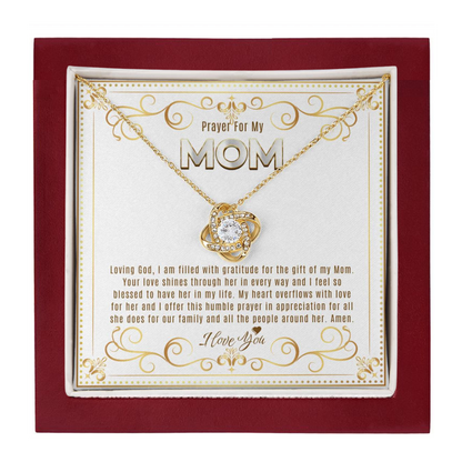 JGF Jewelry Gifts for Family Prayer For Mom From Daughter And Son