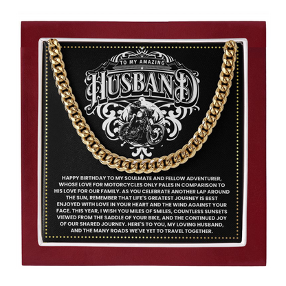 JGF Jewelry Gifts for Family Motorbike Husband Gifts 50 Years Old For Men