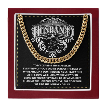 JGF Jewelry Gifts for Family Motorbike Husband Gifts 40 Year Old For Him