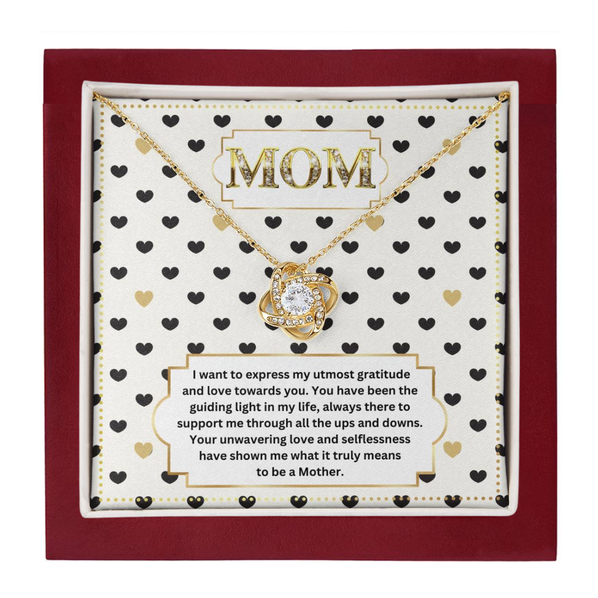 JGF Jewelry Gifts for Family My Mom I Love You Mommy Necklace From Son And Daughter