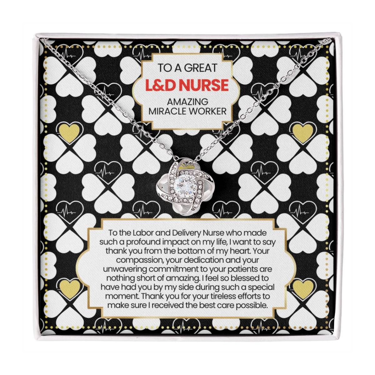 JGF Jewelry Gifts for Family L&D Nurse Gifts