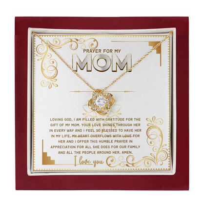 JGF Jewelry Gifts for Family Interlocking Heart Necklace Mothers Day Gift For First Time Mom