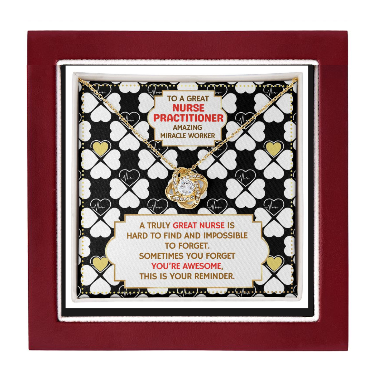 JGF Jewelry Gifts for Family Psychiatric Mental Health Nurse Practitioner Gifts