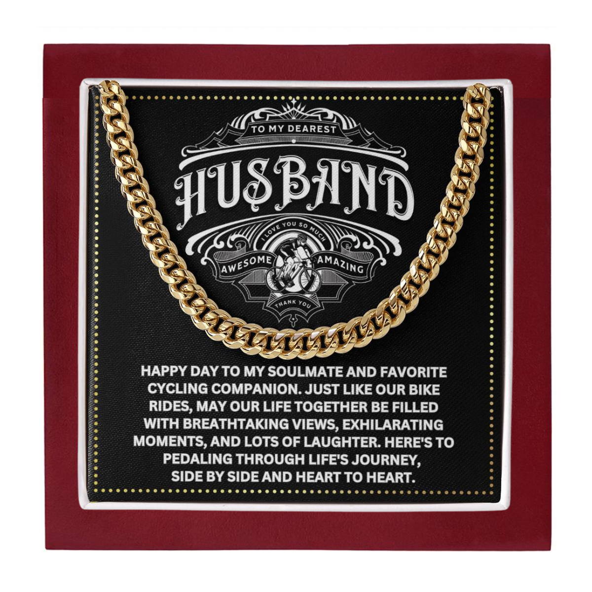 JGF Jewelry Gifts for Family Bicycle Gifts For Anniversary For Husband