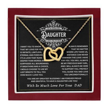 JGF Jewelry Gifts for Family My Daughter Is An RN Nurse Necklace From Dad
