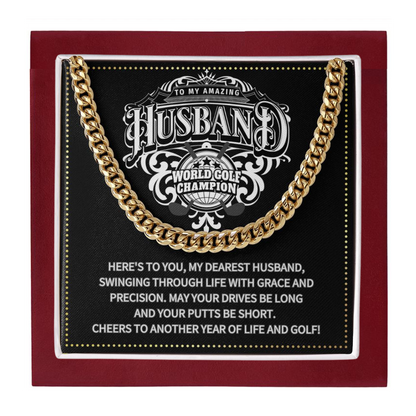 JGF Jewelry Gifts for Family Gifts For Men Anniversary Husband Golf