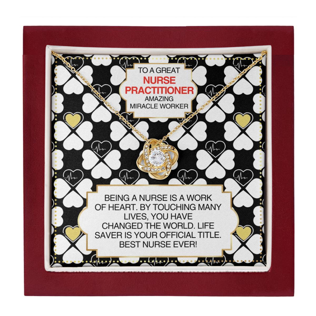 JGF Jewelry Gifts for Family Psych Mental Health Nurse Practitioner Gifts