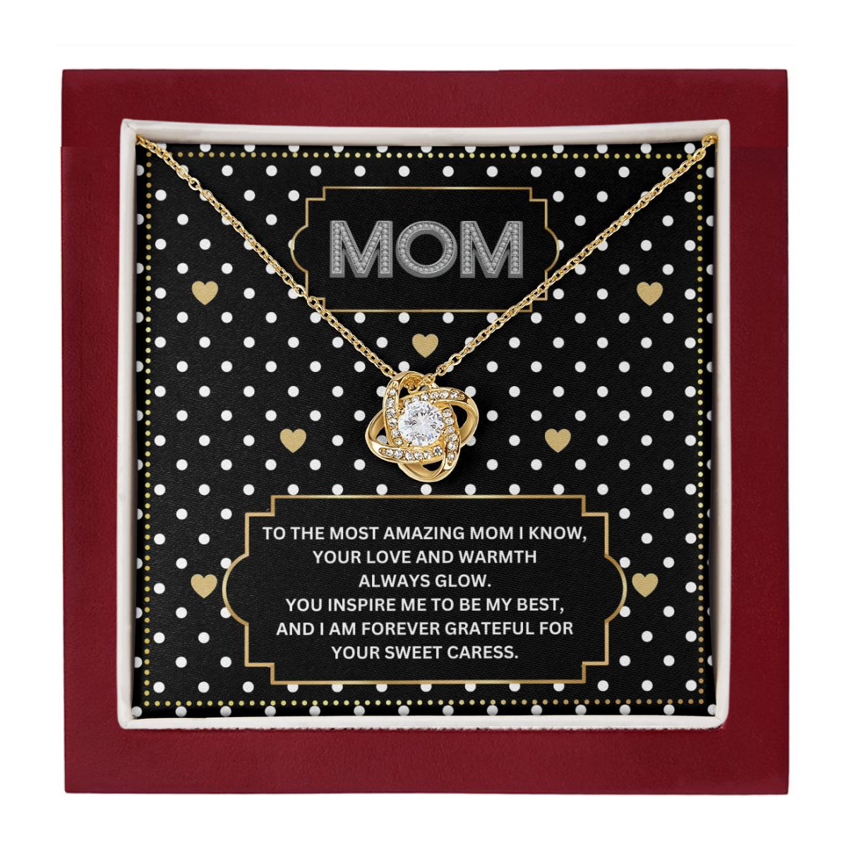 JGF Jewelry Gifts for Family I Love My Mom Necklace For My Amazing Mommy