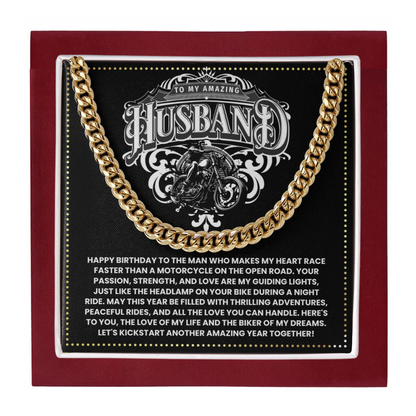 JGF Jewelry Gifts for Family Motorbike Husband Gifts 50 Years Old For Him