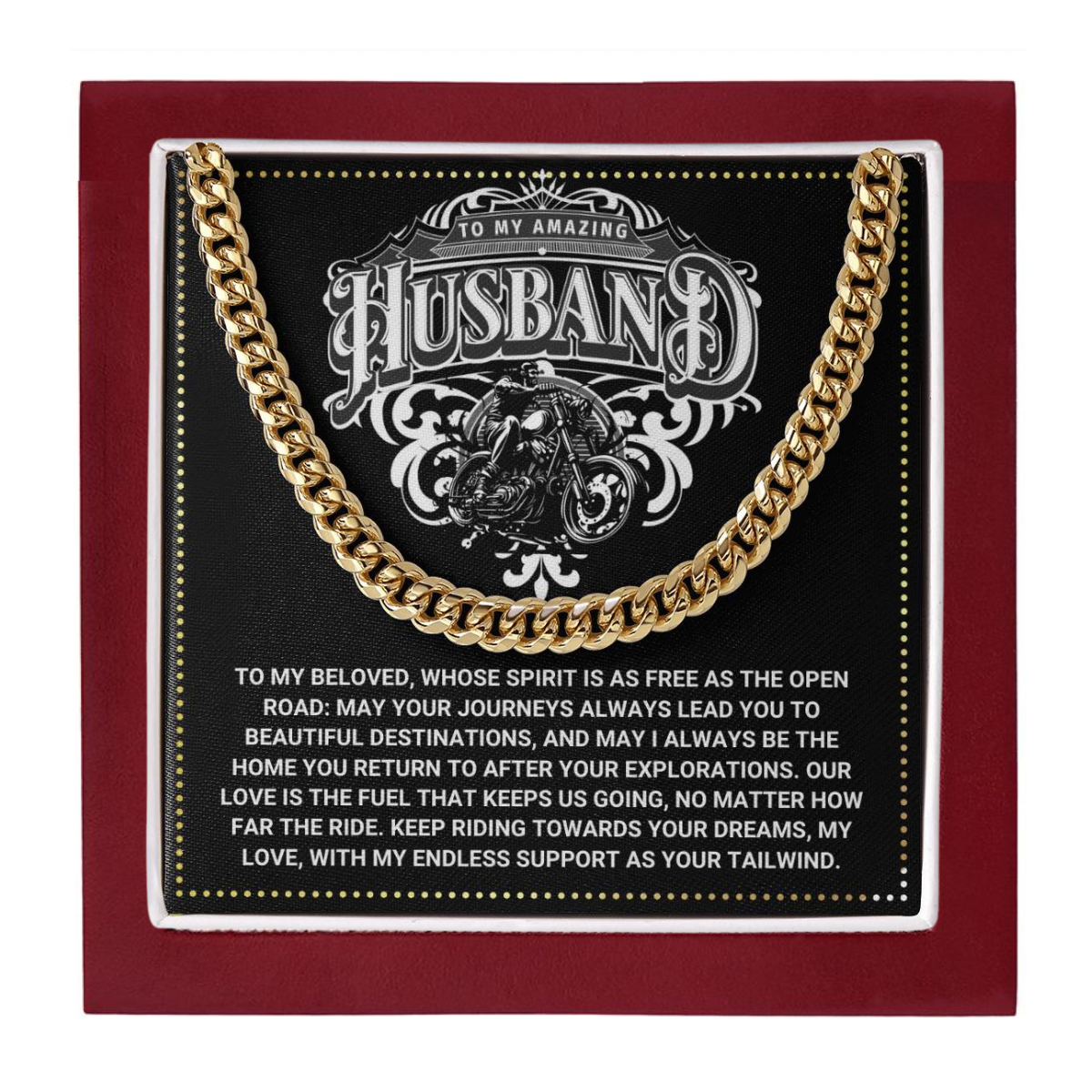 JGF Jewelry Gifts for Family Motorbike Husband Gifts 40th Birthday For Him