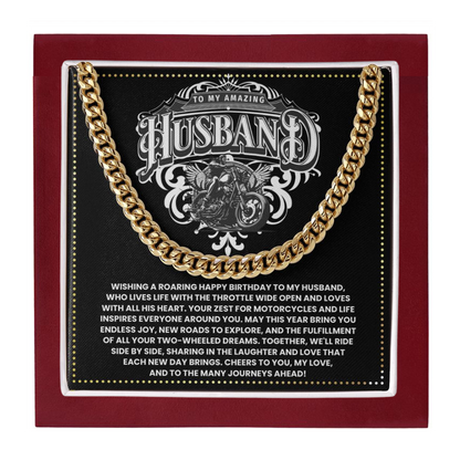 JGF Jewelry Gifts for Family Motorbike Husband Gifts 50 Year Old For Him