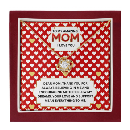 JGF Jewelry Gifts for Family I Love My Mommy Necklace for Mom