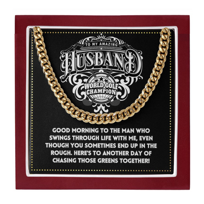 JGF Jewelry Gifts for Family Husband Golf Gifts 50 And Older Mens Cross Necklace