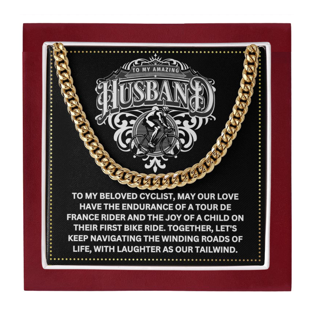 JGF Jewelry Gifts for Family Cyclist Husband Gifts 30 Year Old For Men