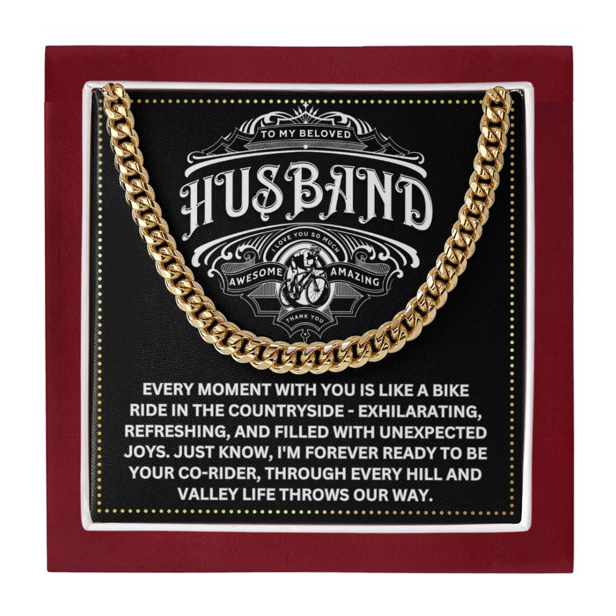 JGF Jewelry Gifts for Family Bicycle Gifts For Husband Birthday For Him