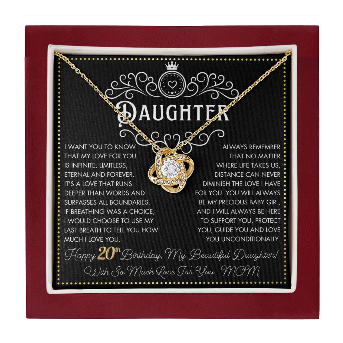 JGF Jewelry Gifts for Family 20 Year Old Daughter Gifts From Mom