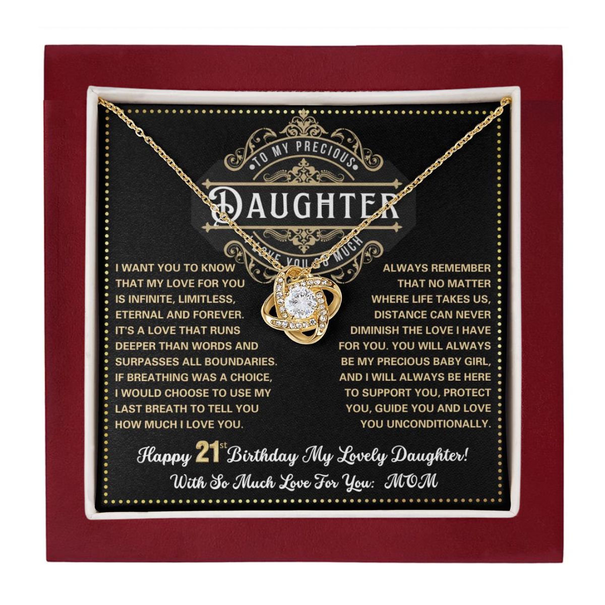 JGF Jewelry Gifts for Family 21st Birthday Gifts For Daughter From Mom