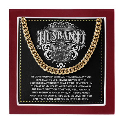 JGF Jewelry Gifts for Family Motorbike Husband Gifts 50th Birthday For Him