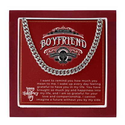 JGF Jewelry Gifts for Family Valentines Day Card For Boyfriend