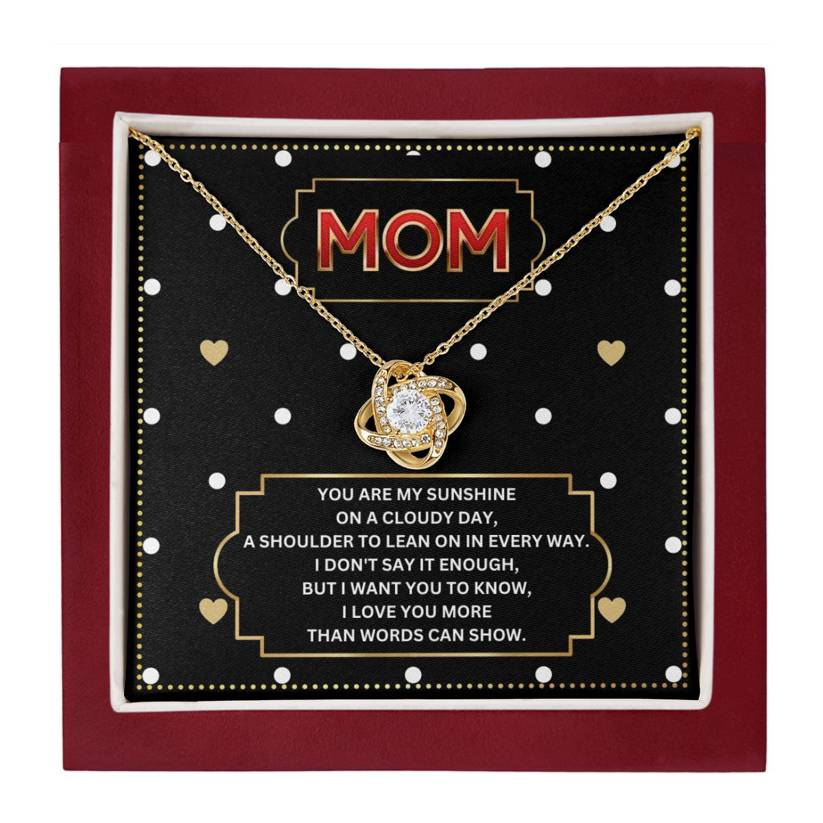 JGF Jewelry Gifts for Family I Love Mommy Necklace For My Mom