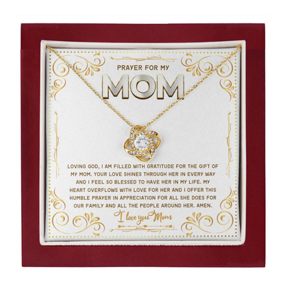 JGF Jewelry Gifts for Family Love Knot Necklace For Women