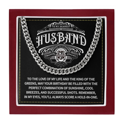 JGF Jewelry Gifts for Family Husband Golf Gifts 50 Years Old Birthday