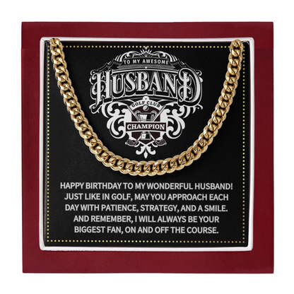 JGF Jewelry Gifts for Family Husband Golf Gifts 50 Year Old Birthday Ideas
