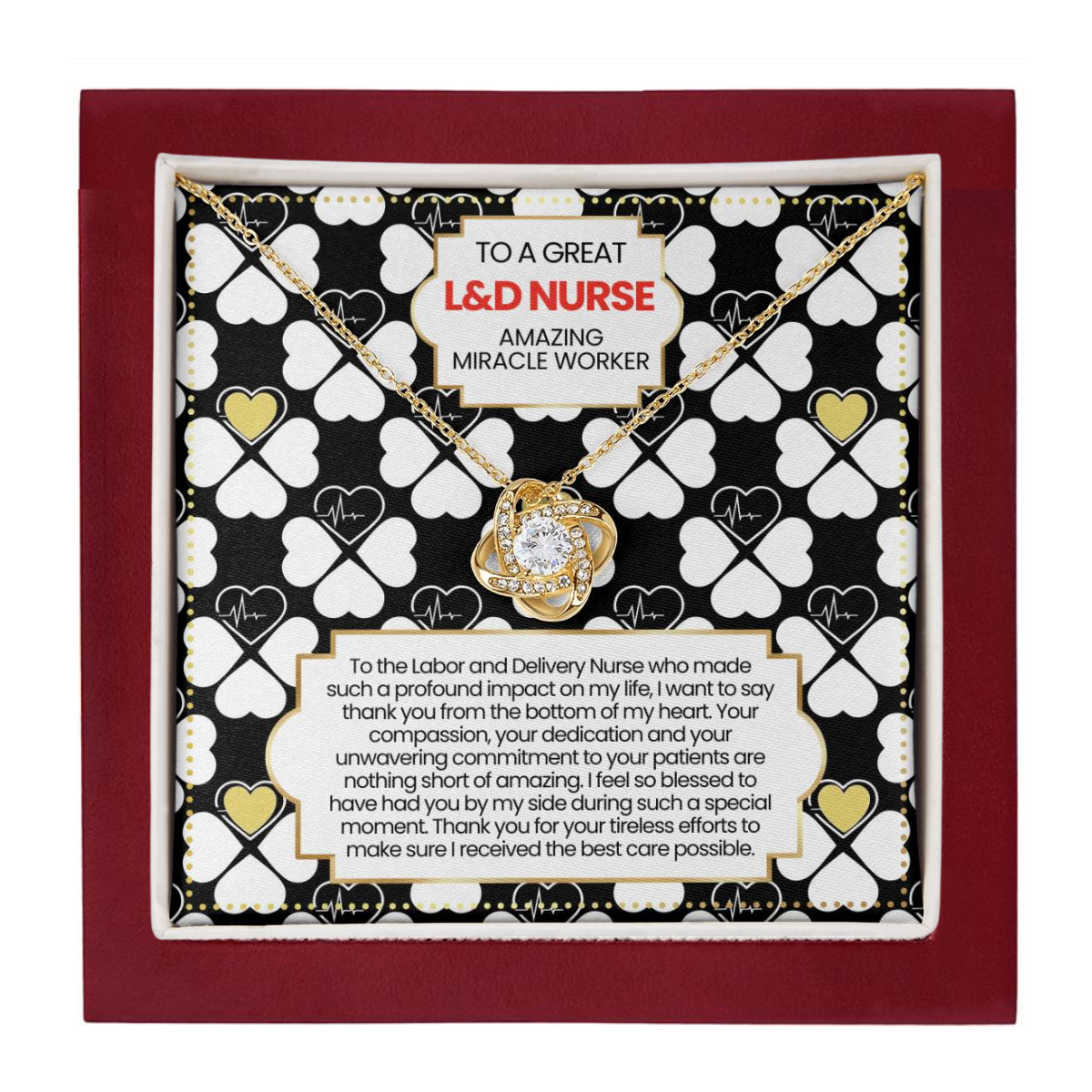 JGF Jewelry Gifts for Family L&D Nurse Gifts