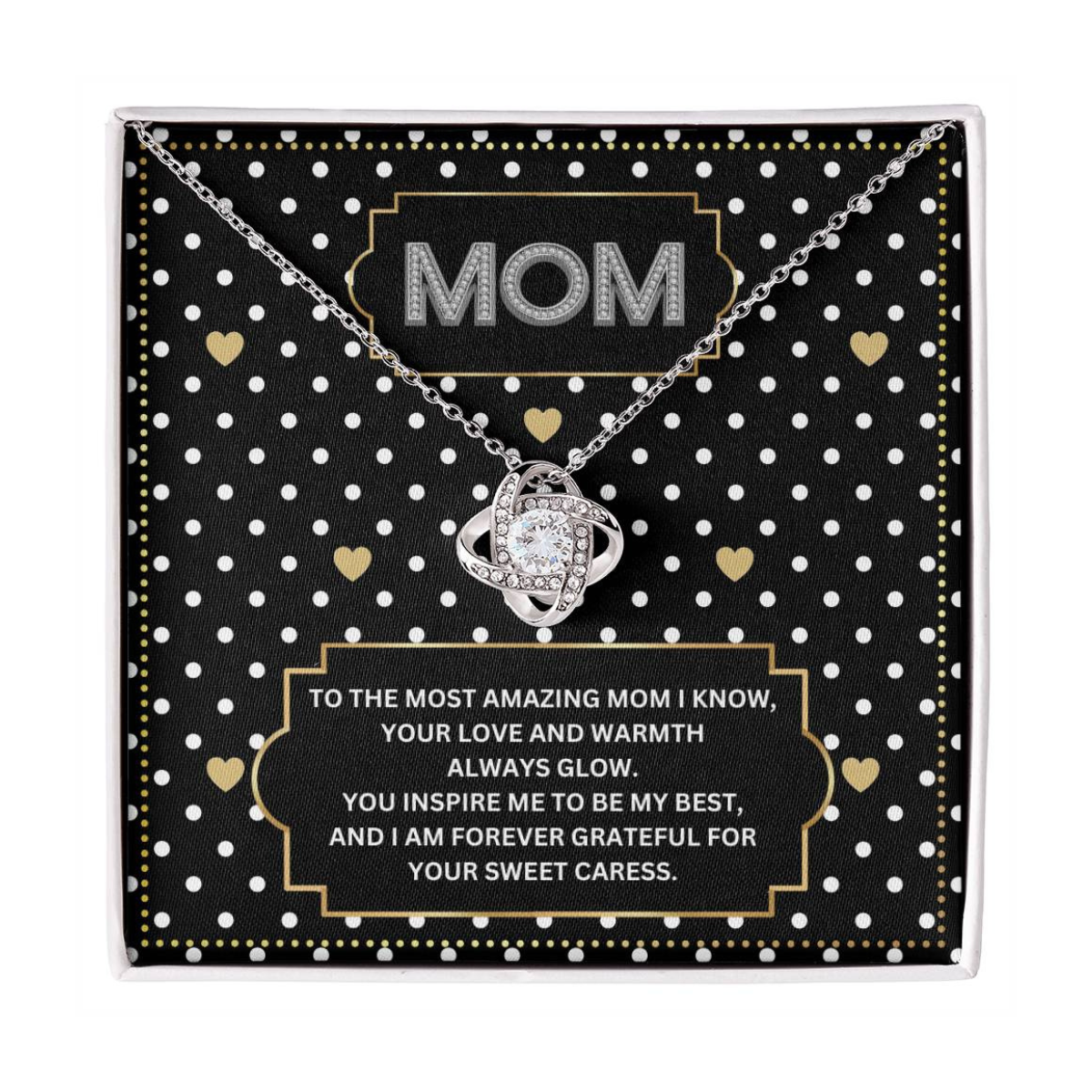 JGF Jewelry Gifts for Family I Love My Mom Necklace For My Amazing Mommy