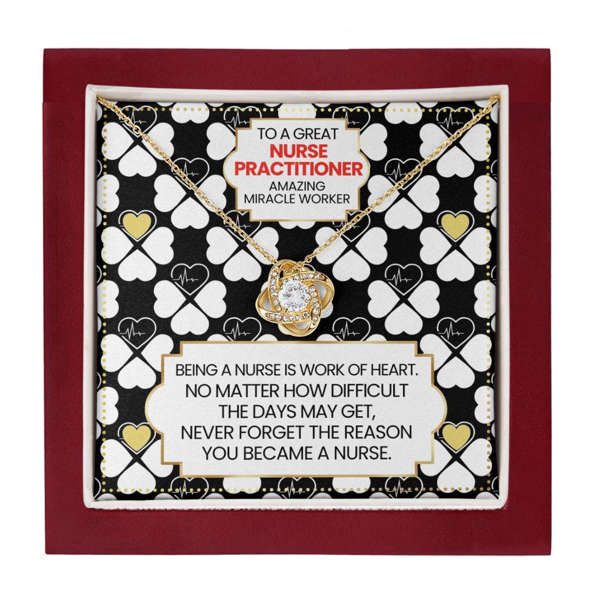 JGF Jewelry Gifts for Family Mental Health Nurse Practitioner Gifts