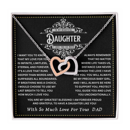JGF Jewelry Gifts for Family My Daughter Is An RN Nurse Necklace From Dad