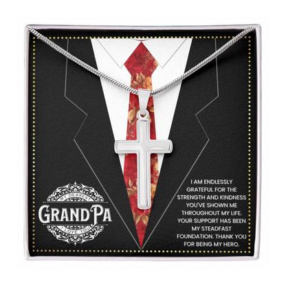 JGF Jewelry Gifts for Family Gifts For Grandpa Who Has Everything Cross Necklace For Grandparent